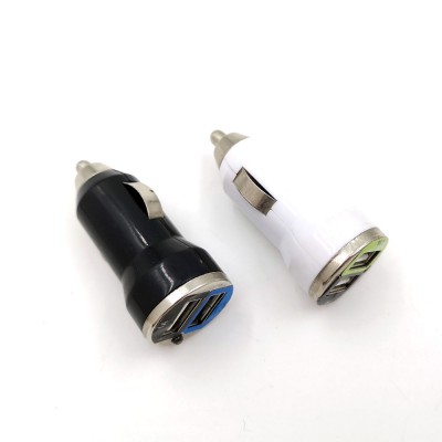 Custom High Quality 2 Port Usb Mini Electronic Dual Socket Car Phone Charger